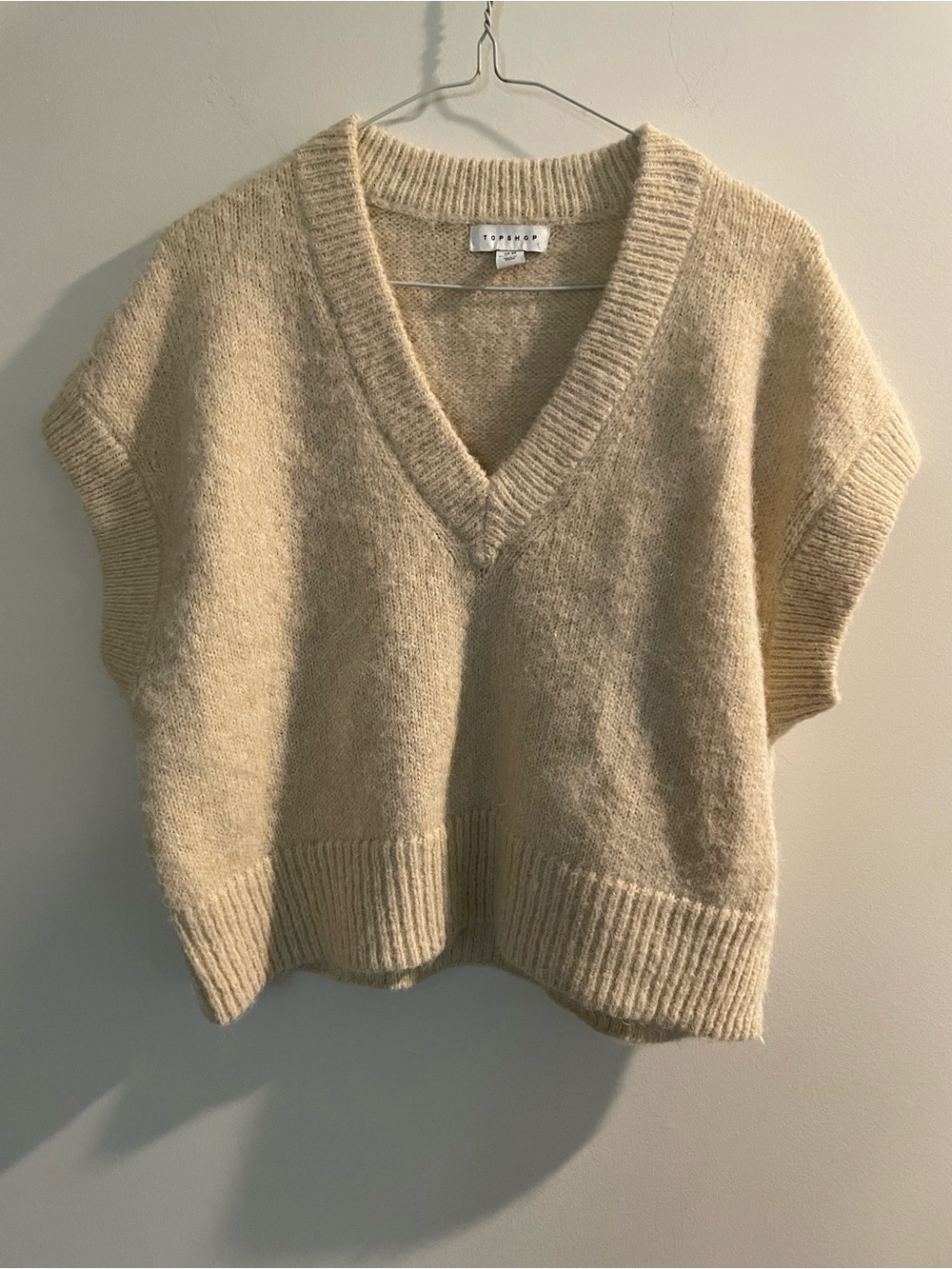 Topshop sleeveless sweater, size S